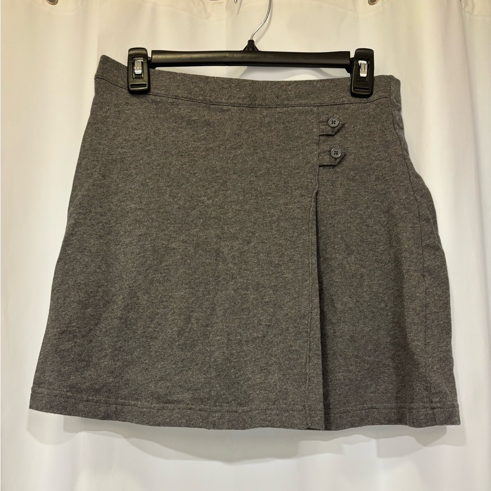 Lands End Grey Mini Skort